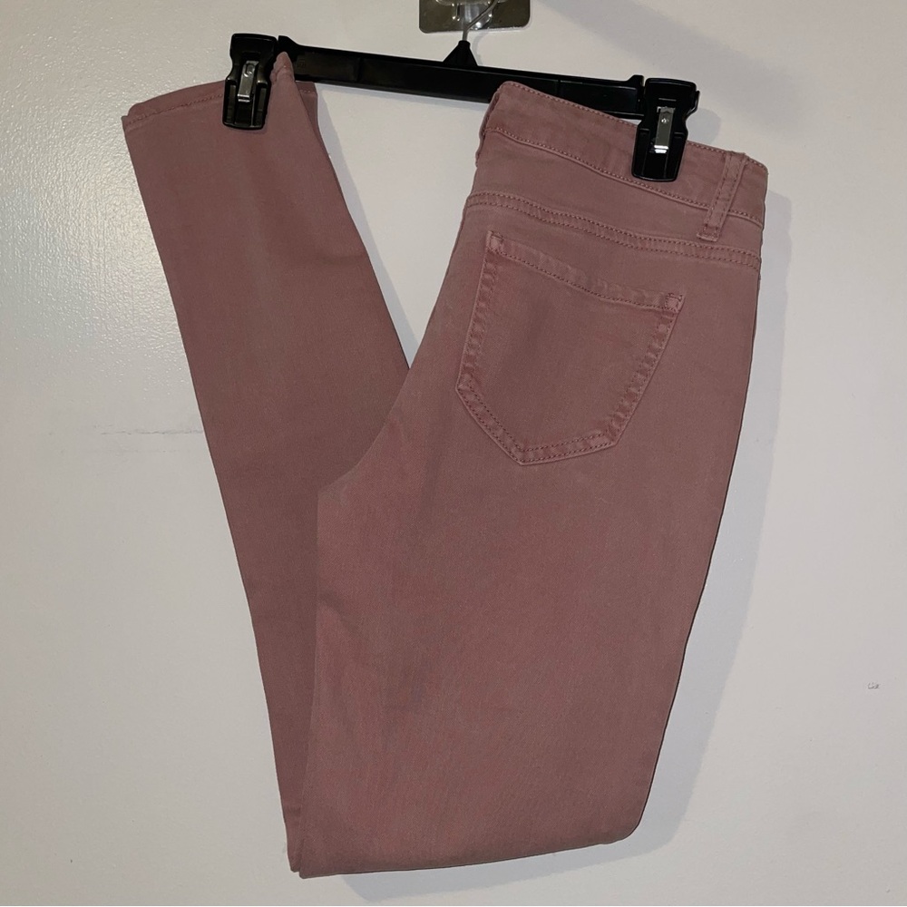 Women's Distressed Pink Jeans